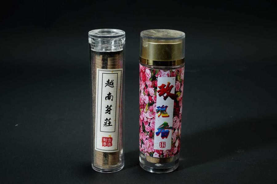 上海都达杂项专场一（全场包邮） 天然玫瑰香条、越南芽庄盘香片、2罐