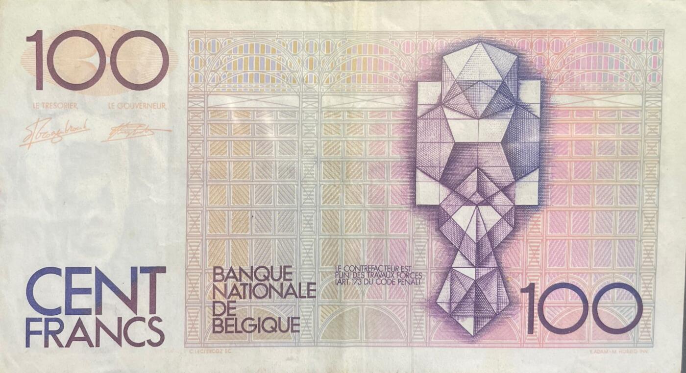 回流0119 比利时1982–1994年版100法郎