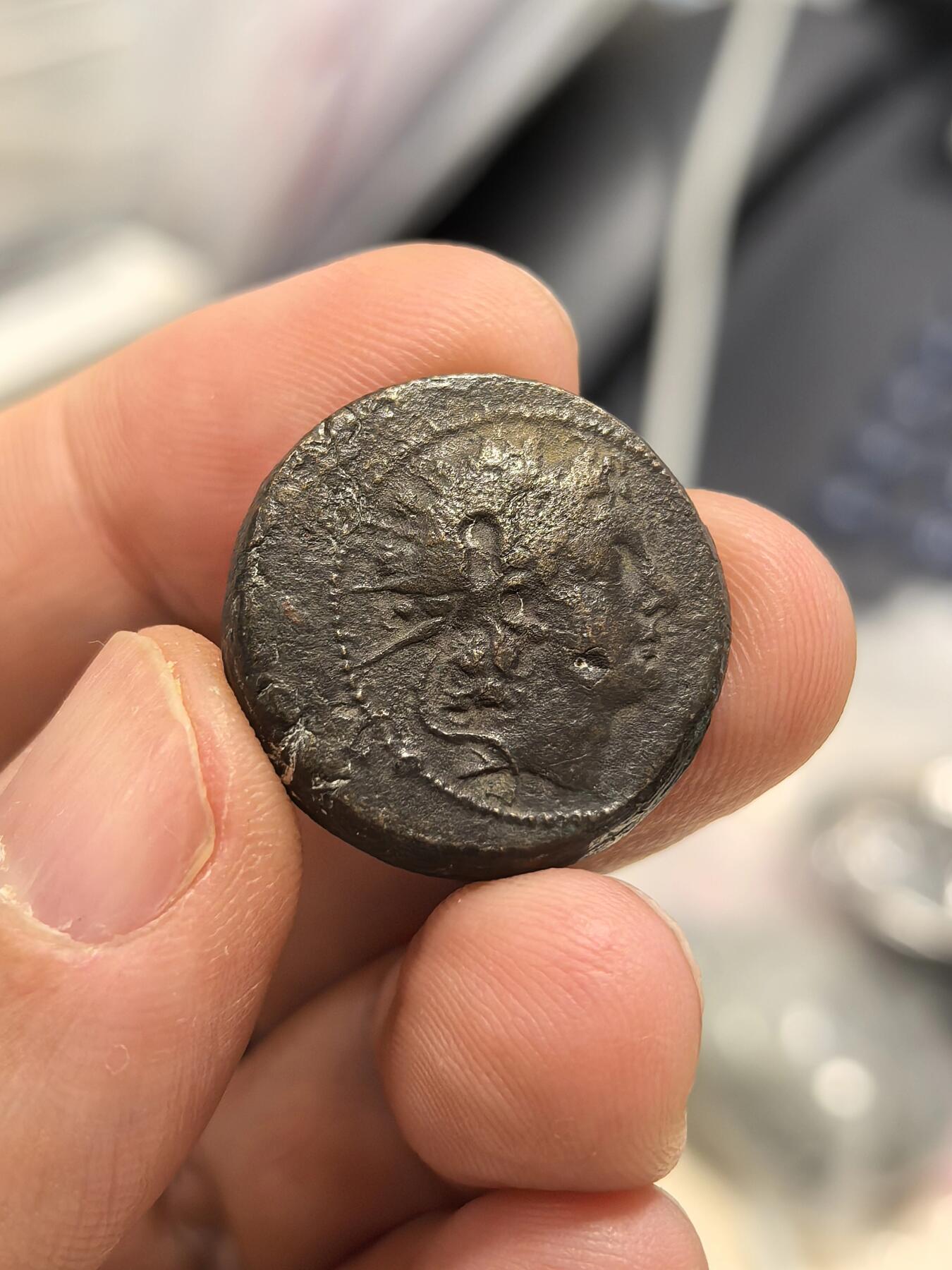 博洋堂世界钱币拍卖第157期（全场包邮） 古希腊塞琉古帝国 安条克六世大铜币 直径23mm，重11.08克，这么大和重的安条克铜币世很少见，大部分能见到的都是直径很小很轻的那种