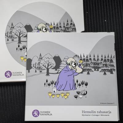 道一币馆币章第一百六十二场 - 原包装 芬兰2014年奇幻文学大师托芙·杨松诞辰百年欧元套币八枚+纪念章