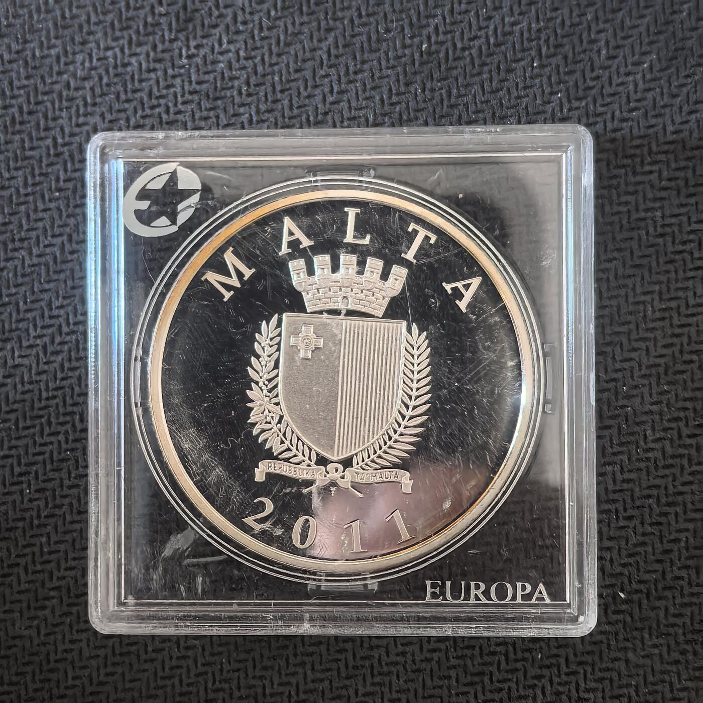 道一币馆币章第一百六十三场 欧洲之星 马耳他2011年马耳他的腓尼基人10欧元精制银币  28.28g 925s