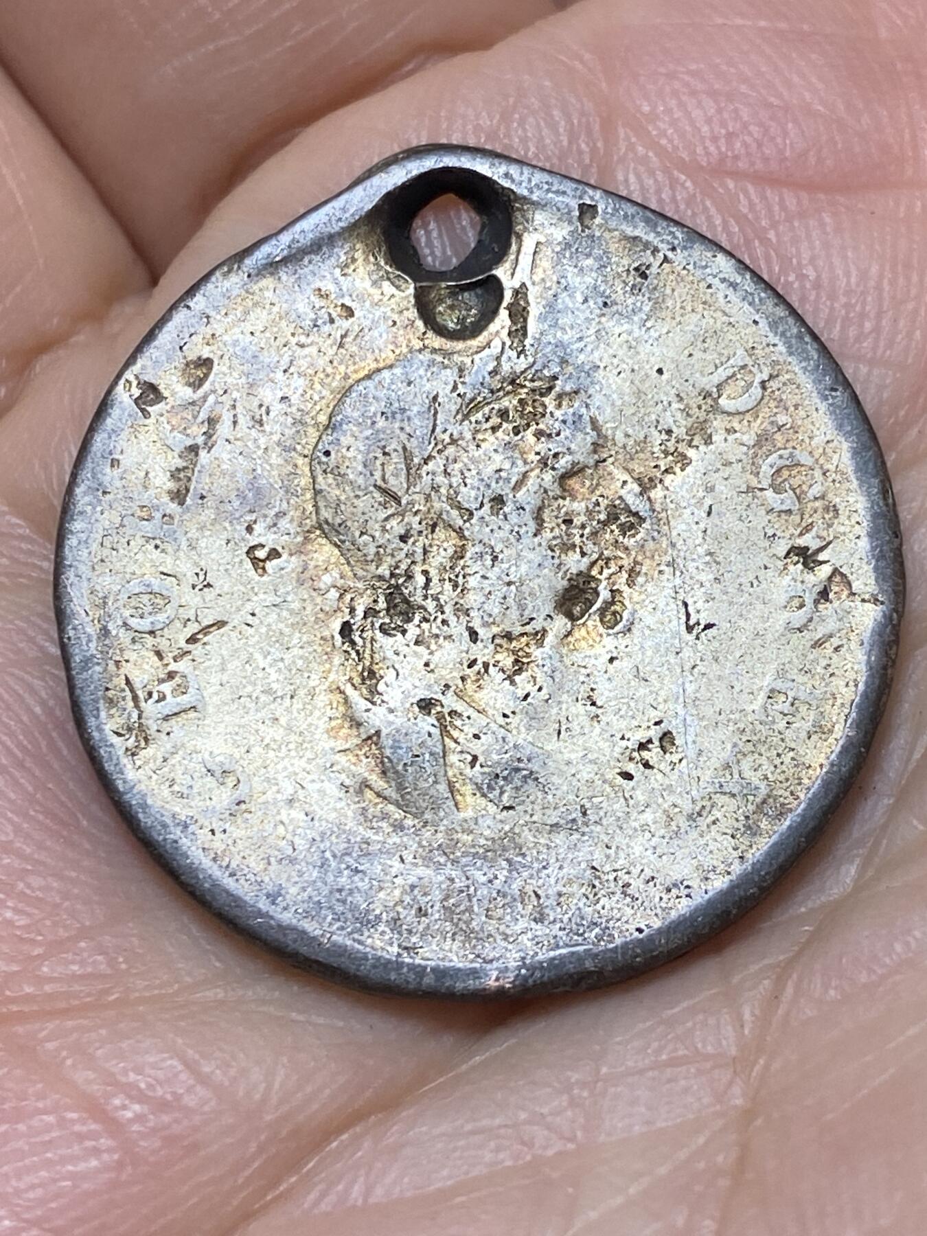 2026年第七场(总第一百七十六场）外国好品散币场(免佣金) 打孔镀银–英国🇬🇧1/2便士(乔治三世时期)