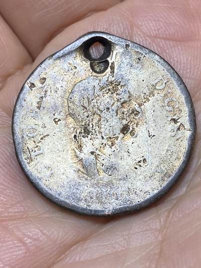 2026年第七场(总第一百七十六场）外国好品散币场(免佣金) - 打孔镀银–英国🇬🇧1/2便士(乔治三世时期)