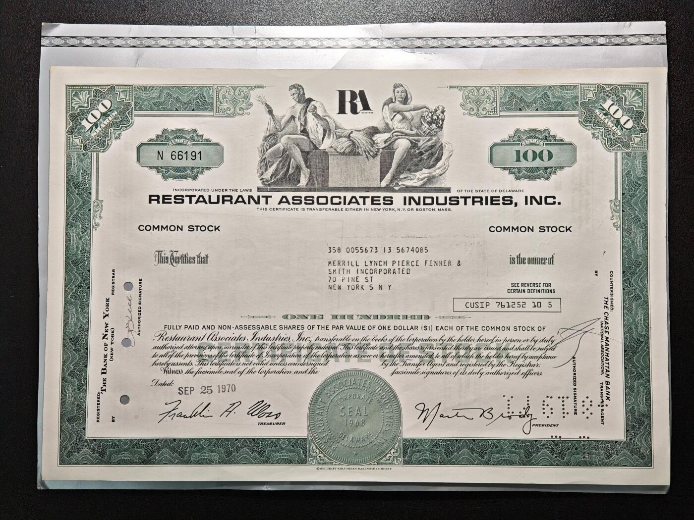 【德藏】世界币章拍卖第162期（拍品征集中~欢迎藏友联系） 5张一组 美国纸质股票 印刷精美 其中一张粘在纸卡上尺寸约：308mm×207mm/张