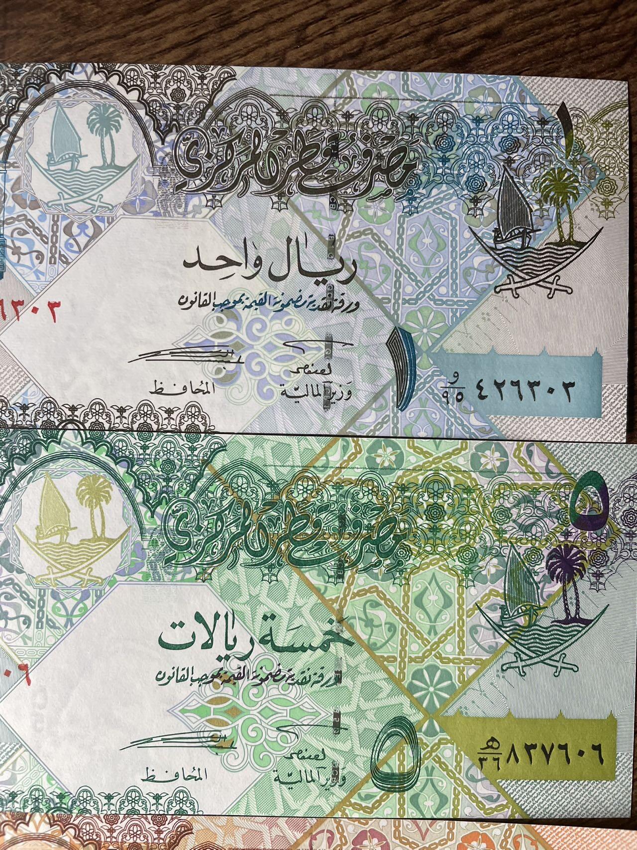 卡塔尔 2008版4张 UNC