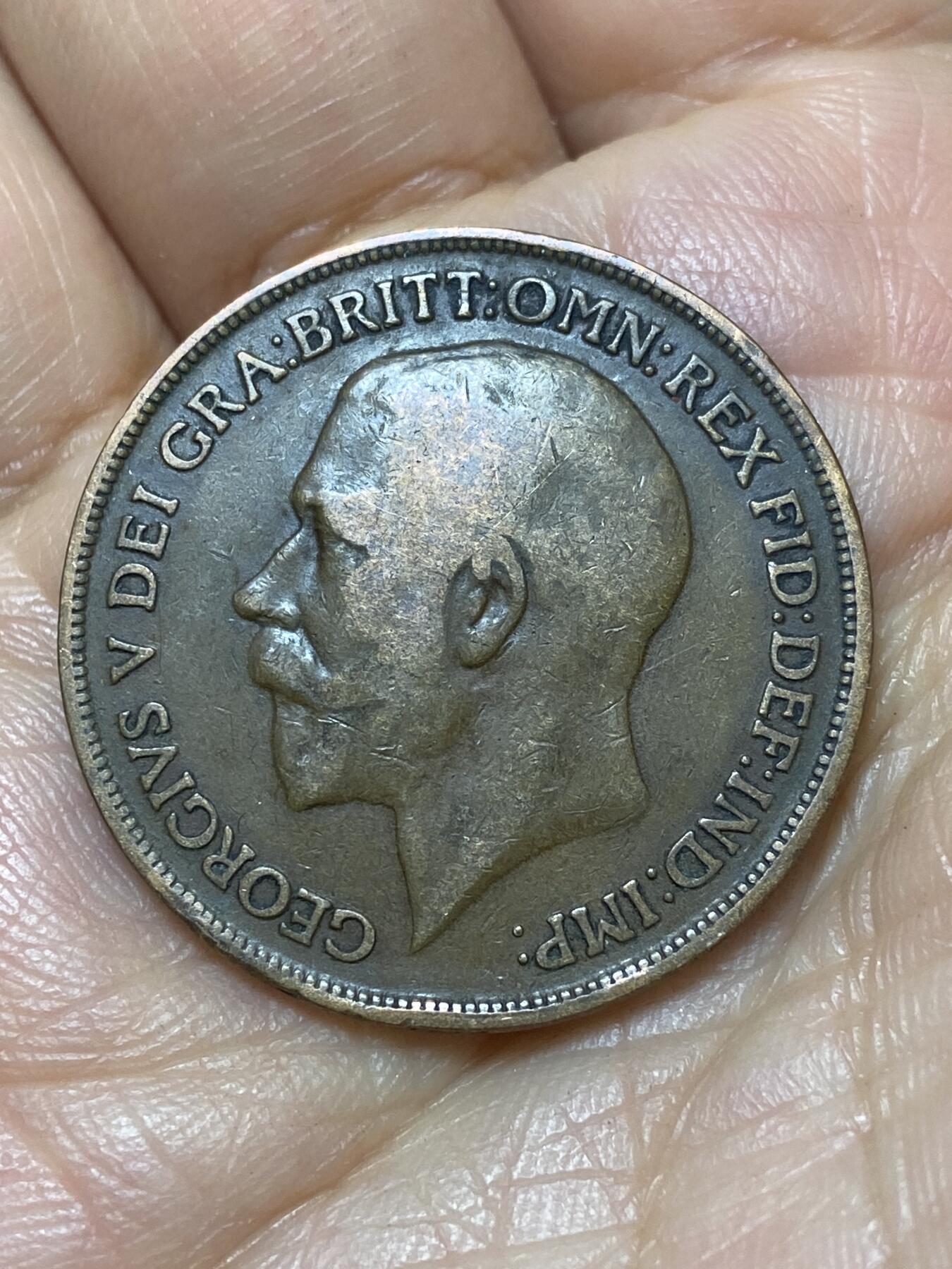 2026年第七场(总第一百七十六场）外国好品散币场(免佣金) 英国🇬🇧1914年1便士(乔治五世第一版)