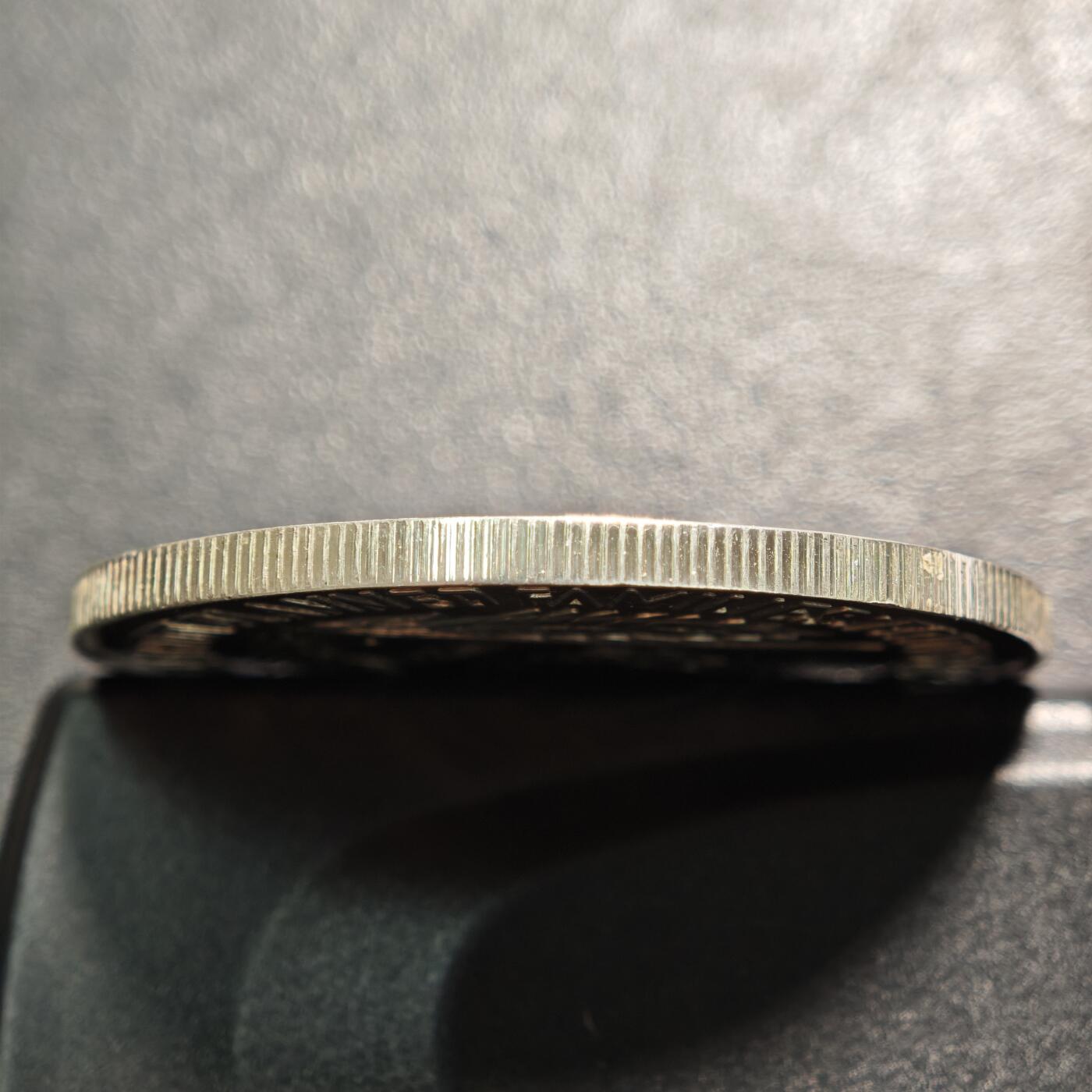 【德藏】世界币章拍卖第162期（拍品征集中~欢迎藏友联系） 1974年 印度粮农组织计划生育家庭人人享有粮食50卢比纪念银币 直径约：44mm；重约：34.9g