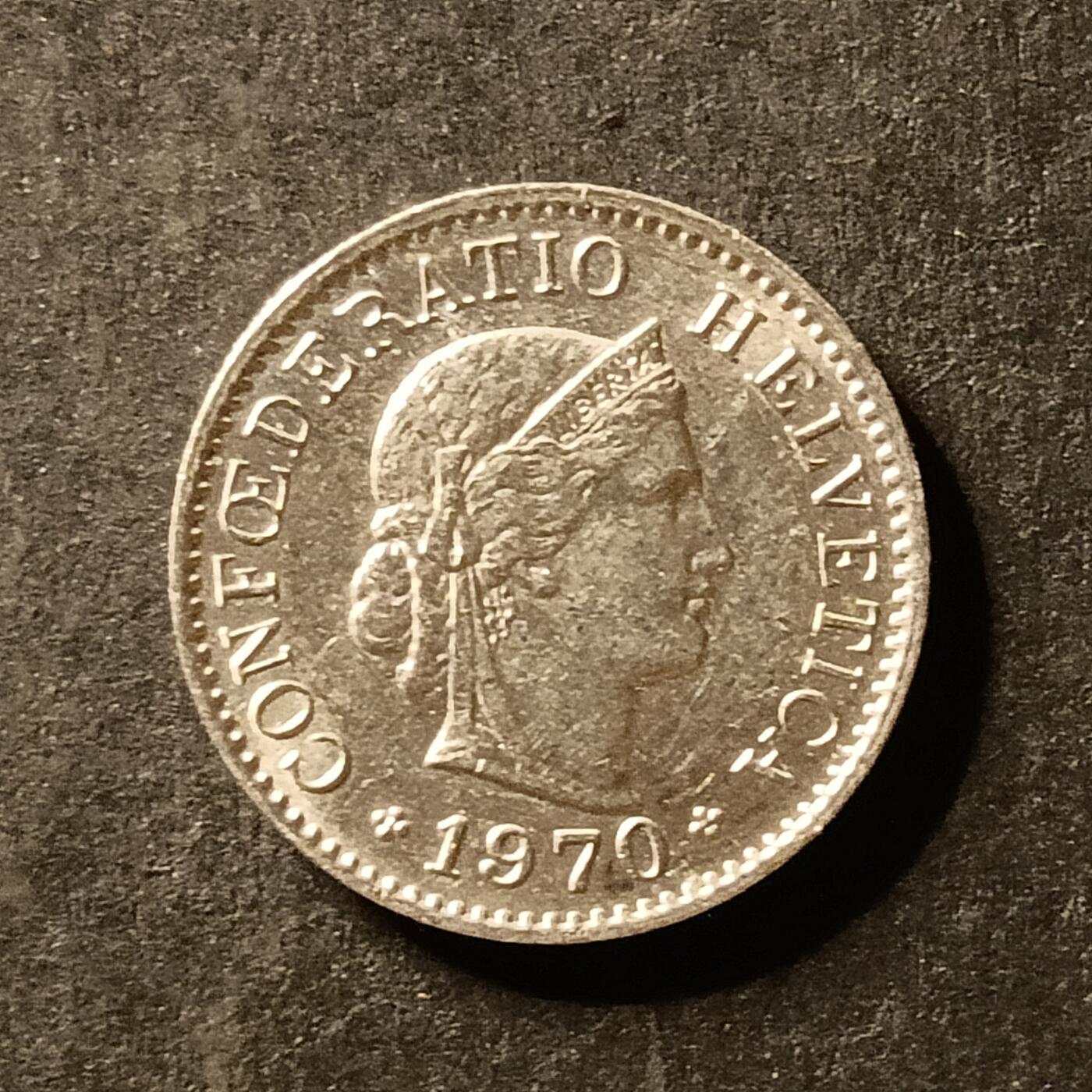 逸泉钱币2026A世界散币纸币纪念币专场A第一场 189 瑞士5分硬币