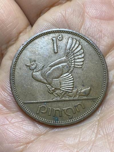 2026年第七场(总第一百七十六场）外国好品散币场(免佣金) - 爱尔兰🇮🇪1968年1便士(共和国时期第一套)