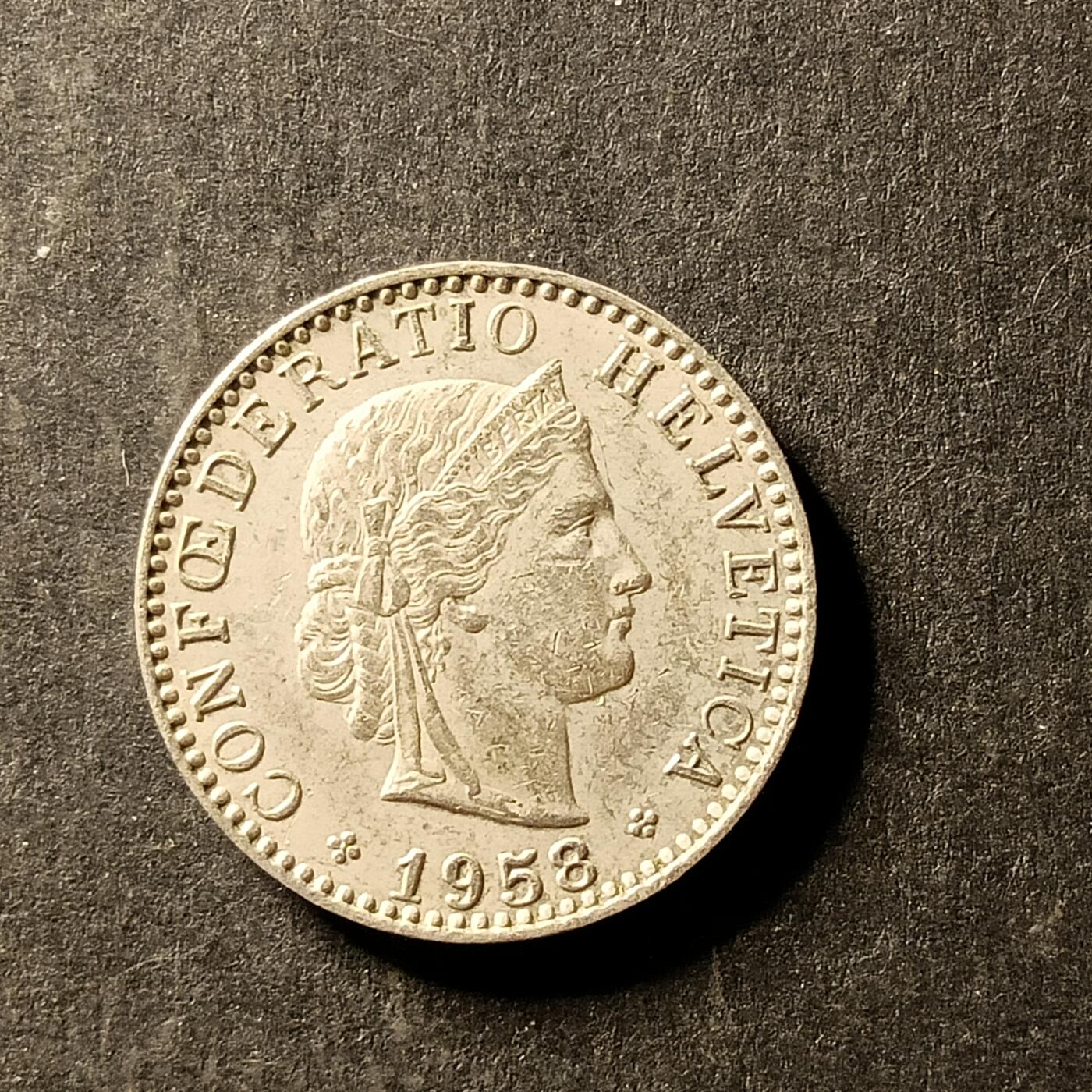 逸泉钱币2026A世界散币纸币纪念币专场A第一场 177 瑞士20分女神