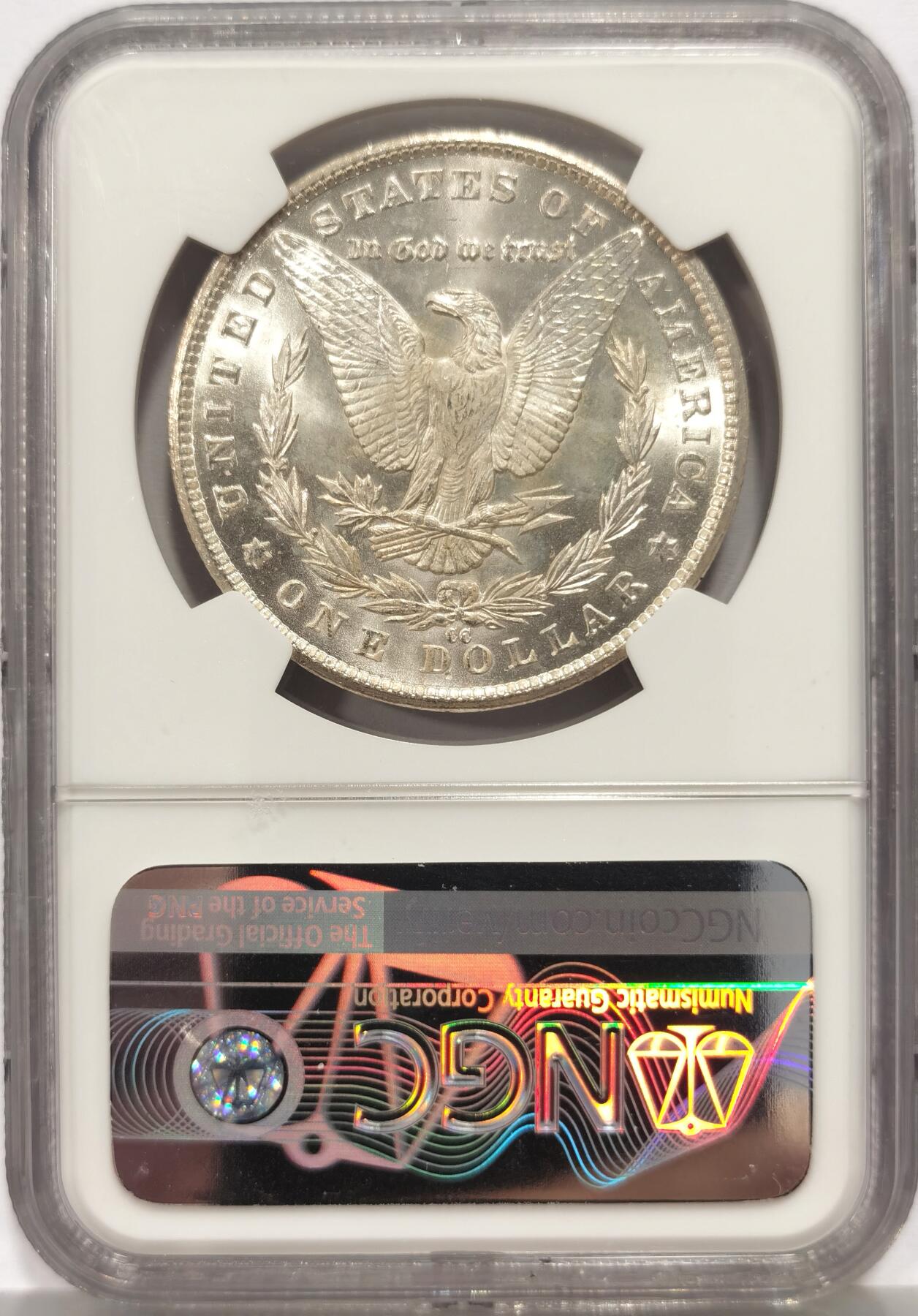 博洋堂世界钱币拍卖第157期（全场包邮） NGC MS65 美国1882 CC 摩根 卡森厂 高分难得