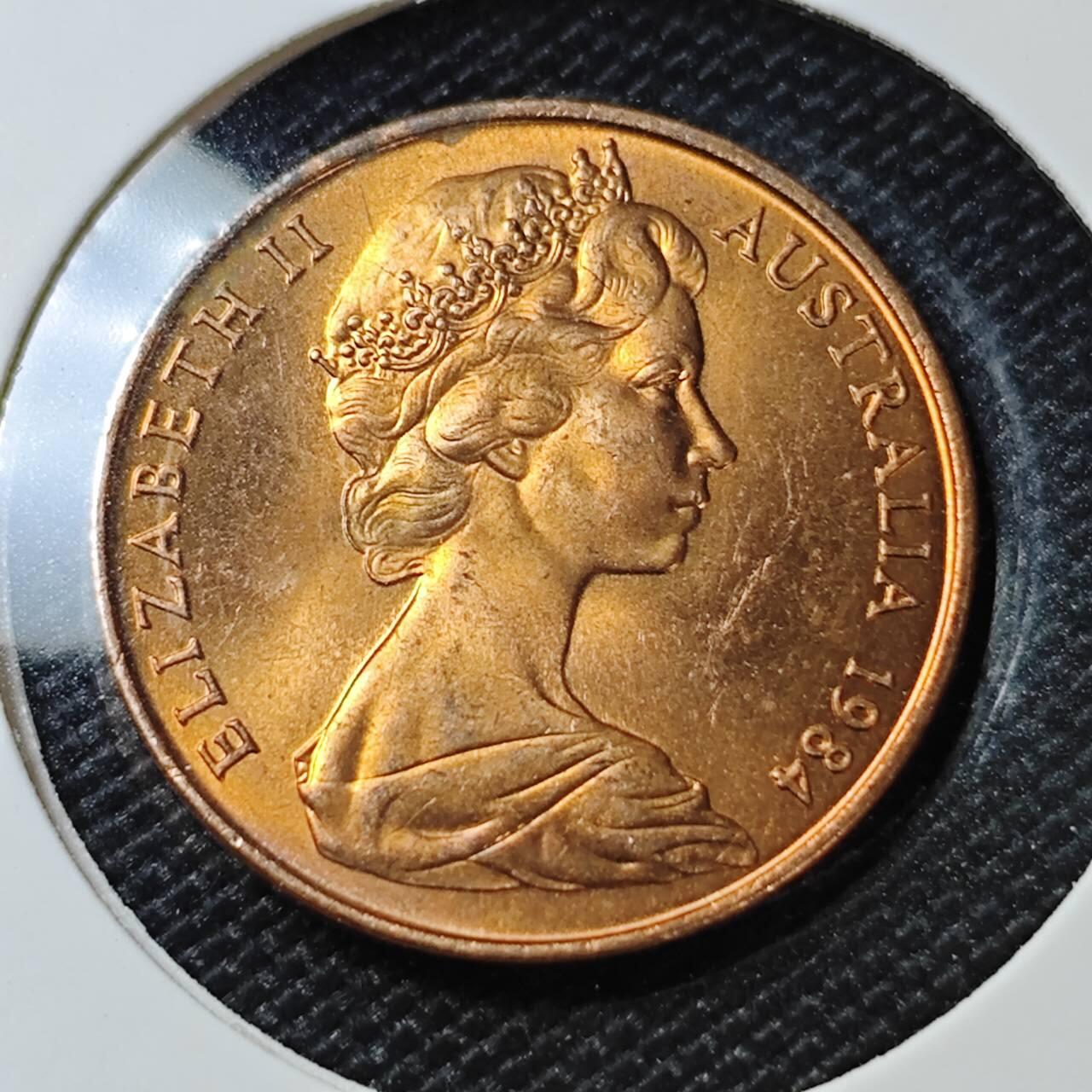 KK钱币收藏小铺 第380期  2月预留时间 周末发货  澳大利亚2分铜币 好品