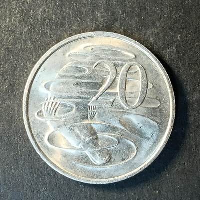 逸泉钱币2026A世界散币纸币纪念币专场A第一场 - 297 澳大利亚20分伊丽莎白女王