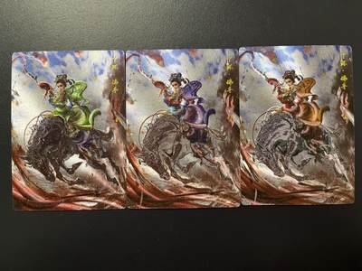 卡牌杂货铺专场拍卖第四场 1月16日周五晚22:00结拍 - 【三色】卡德曼 杆子水浒巾帼录 杆子 丫环·佛手 粗闪