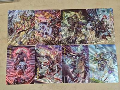 满200包邮！！龙虎卡牌-七二场（满200元包邮，无佣金，每周六结拍，欢迎送拍） - 粗闪8张 百里 鞠嘉宁水浒 - 八骠骑一套