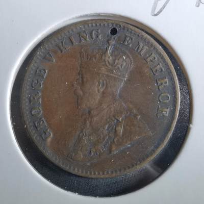 沼泽如烟--第960场 - 英属印度1917年四分之一安娜