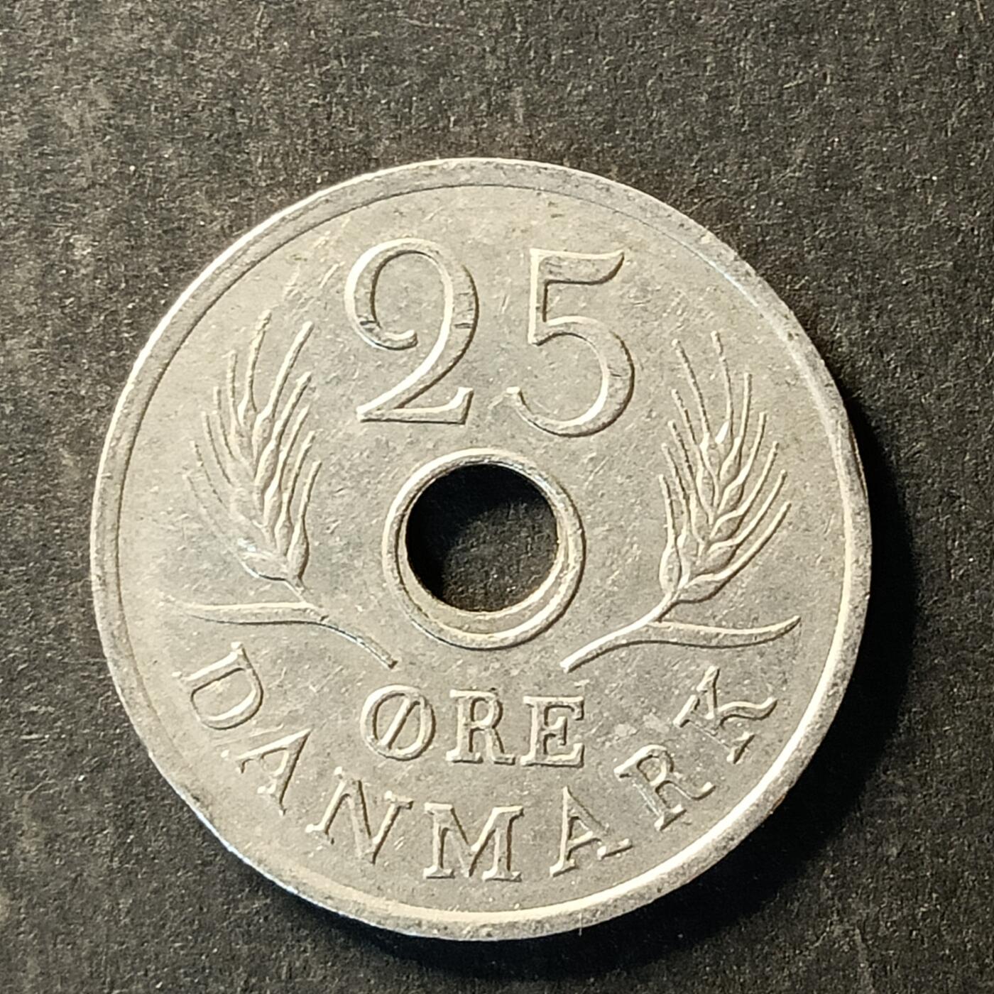 逸泉钱币2026A世界散币纸币纪念币专场A第一场 219 丹麦25欧尔