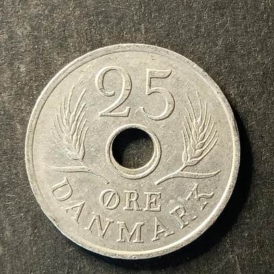 逸泉钱币2026A世界散币纸币纪念币专场A第一场 - 219 丹麦25欧尔