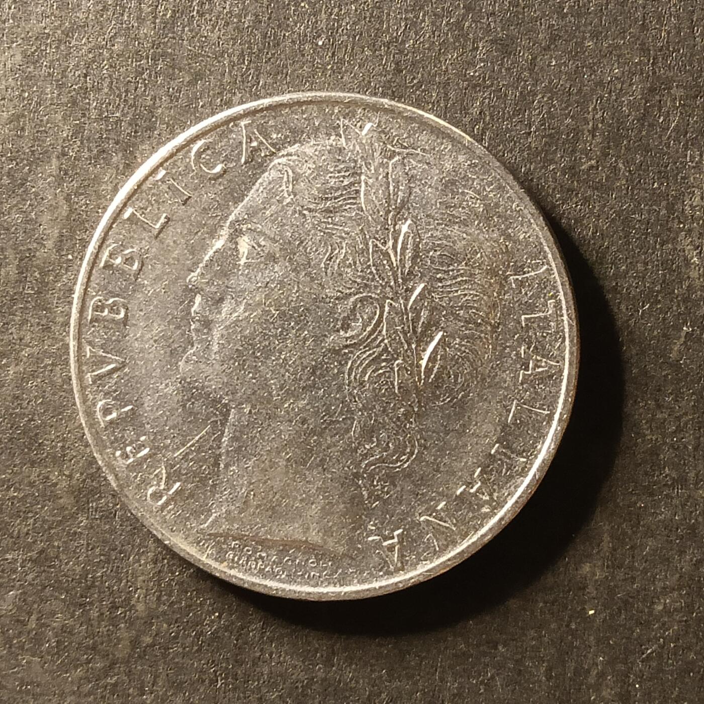 逸泉钱币2026A世界散币纸币纪念币专场A第一场 173 意大利女神100里拉