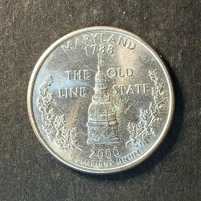 逸泉钱币2026A世界散币纸币纪念币专场A第一场 - 268 美国25分50州纪念币