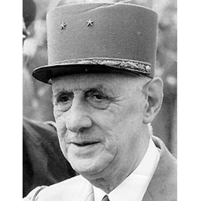 【艺术】法国艺术大章 总统戴高乐将军高浮雕精制超巨型大铜章 120MM 495克