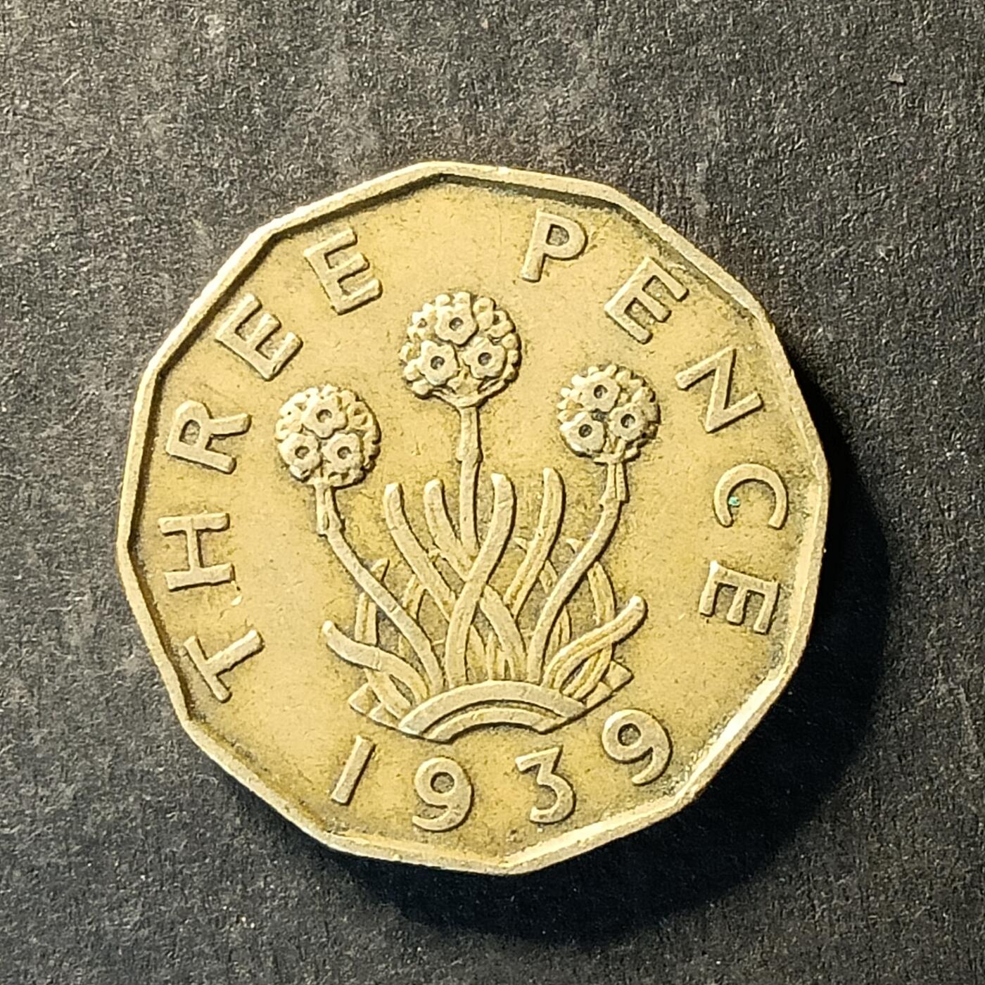 逸泉钱币2026A世界散币纸币纪念币专场A第一场 209英国3便士乔治六世铜币