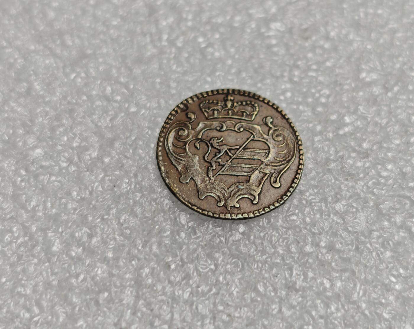 瓶子🏺第225期拍卖会  1767年1sol稀少铜币  好品