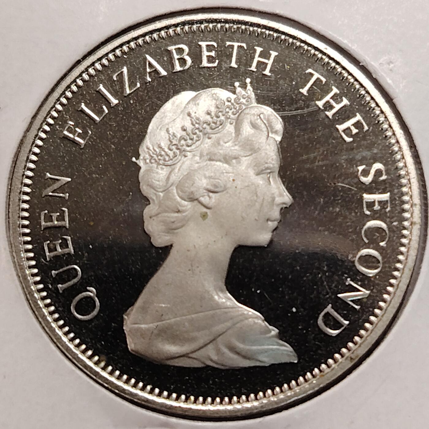 布加迪🐬～世界钱币(上海)🌾第 269 期 /  各国套币和散币 福克兰群岛🇫🇰 1980年 10便士 精致币