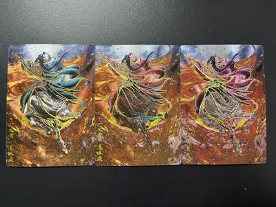 卡牌杂货铺专场拍卖第四场 1月16日周五晚22:00结拍 - 【三色】卡德曼 杆子水浒巾帼录 杆子 一丈青·扈三娘 冷烫粗闪