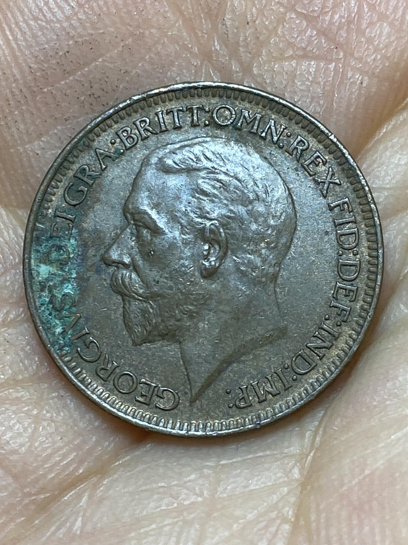 2026年第七场(总第一百七十六场）外国好品散币场(免佣金) 英国🇬🇧1928年1法新(乔治五世第三版)