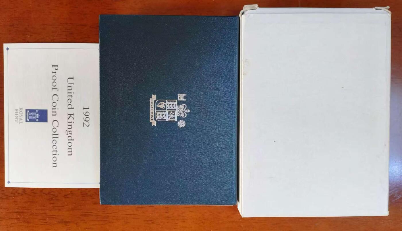 ❤️【币观天下】❤️ 第339期钱币拍卖- 2026.1.16周五晚上6点半场-长期征集拍品 英国1992年精制套币 含稀少的大50便士 欧盟轮值主席国