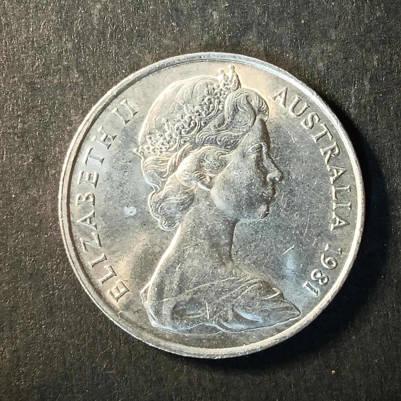 逸泉钱币2026A世界散币纸币纪念币专场A第一场 297 澳大利亚20分伊丽莎白女王