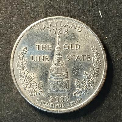 逸泉钱币2026A世界散币纸币纪念币专场A第一场 - 204 美国25分50州纪念币