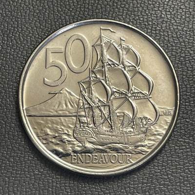 回流0119 - 全新新西兰2006年50分（小版） 库克船长的奋进号帆船