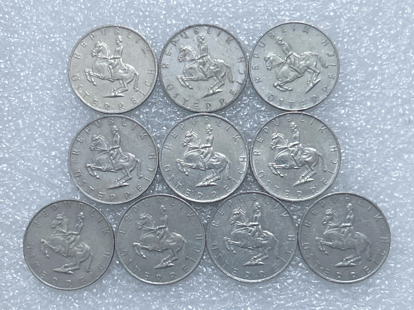 第一海外回流一元起拍收藏 散集专场  第292期 奥地利5先令硬币 10枚