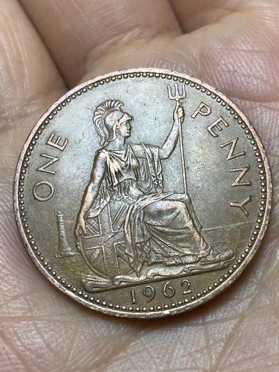 2026年第七场(总第一百七十六场）外国好品散币场(免佣金) - 英国🇬🇧1962年1便士(伊丽莎白二世青年桂冠第二版)