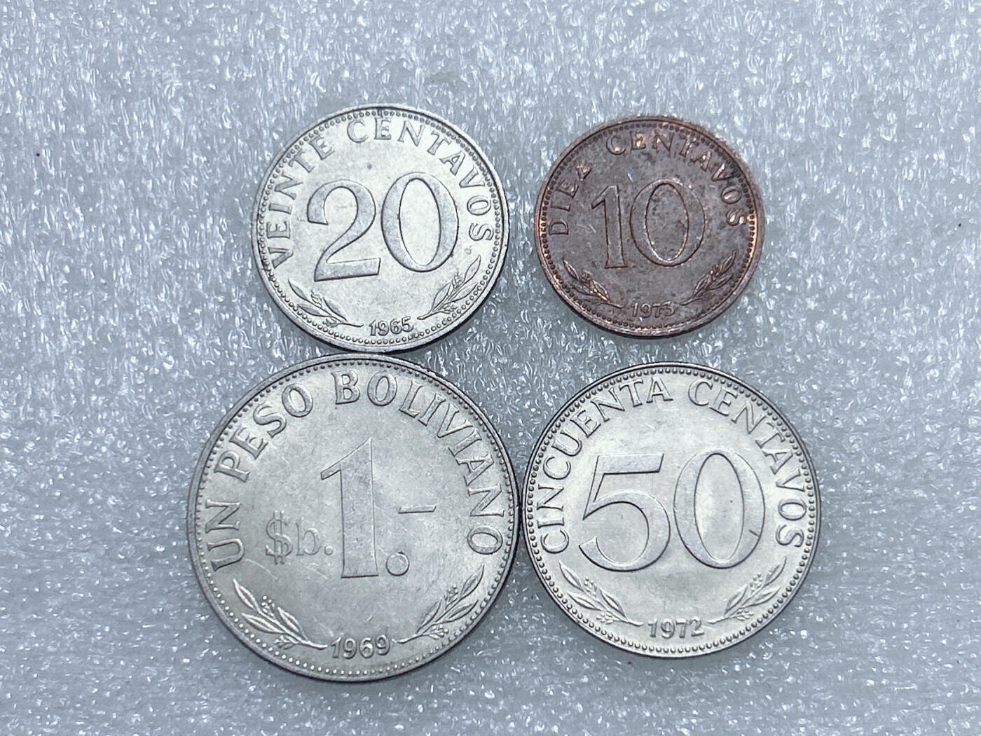 第一海外回流一元起拍收藏 散集专场  第292期 玻利维亚硬币 4枚