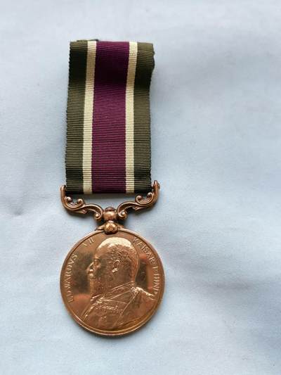 盛世勋华——号角文化勋章邮票专场拍卖第299期 - 英国的1903-4西藏奖章 铜版，带边铭，授予跟随英军入侵西藏的印度劳工