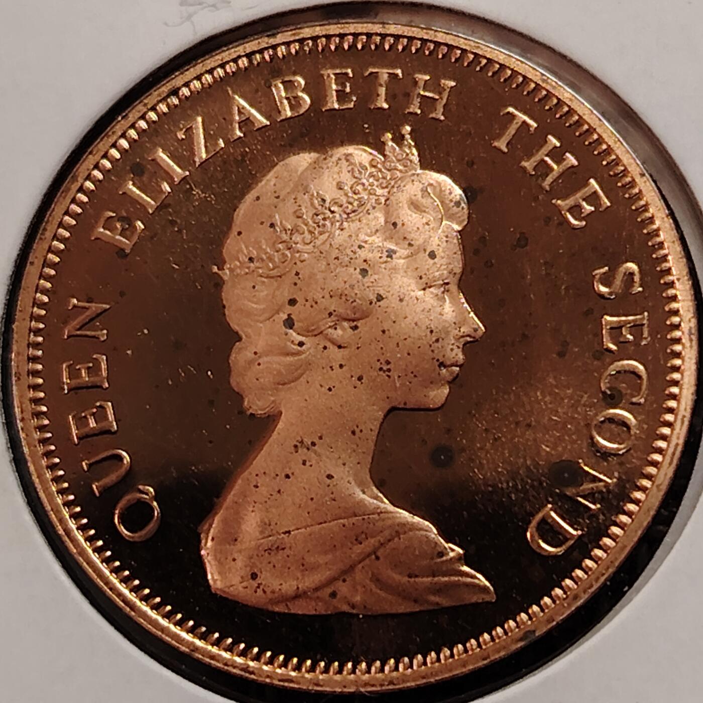 布加迪🐬～世界钱币(上海)🌾第 269 期 /  各国套币和散币 福克兰群岛🇫🇰 1980年 2便士 精致币