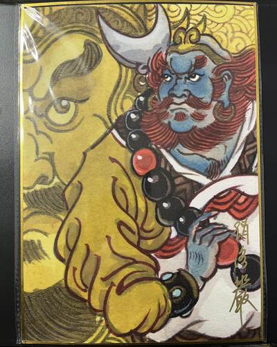 卡牌杂货铺专场拍卖第四场 1月16日周五晚22:00结拍 - 【亲签】赵洛严 沙悟净 A4色纸 亲签-2