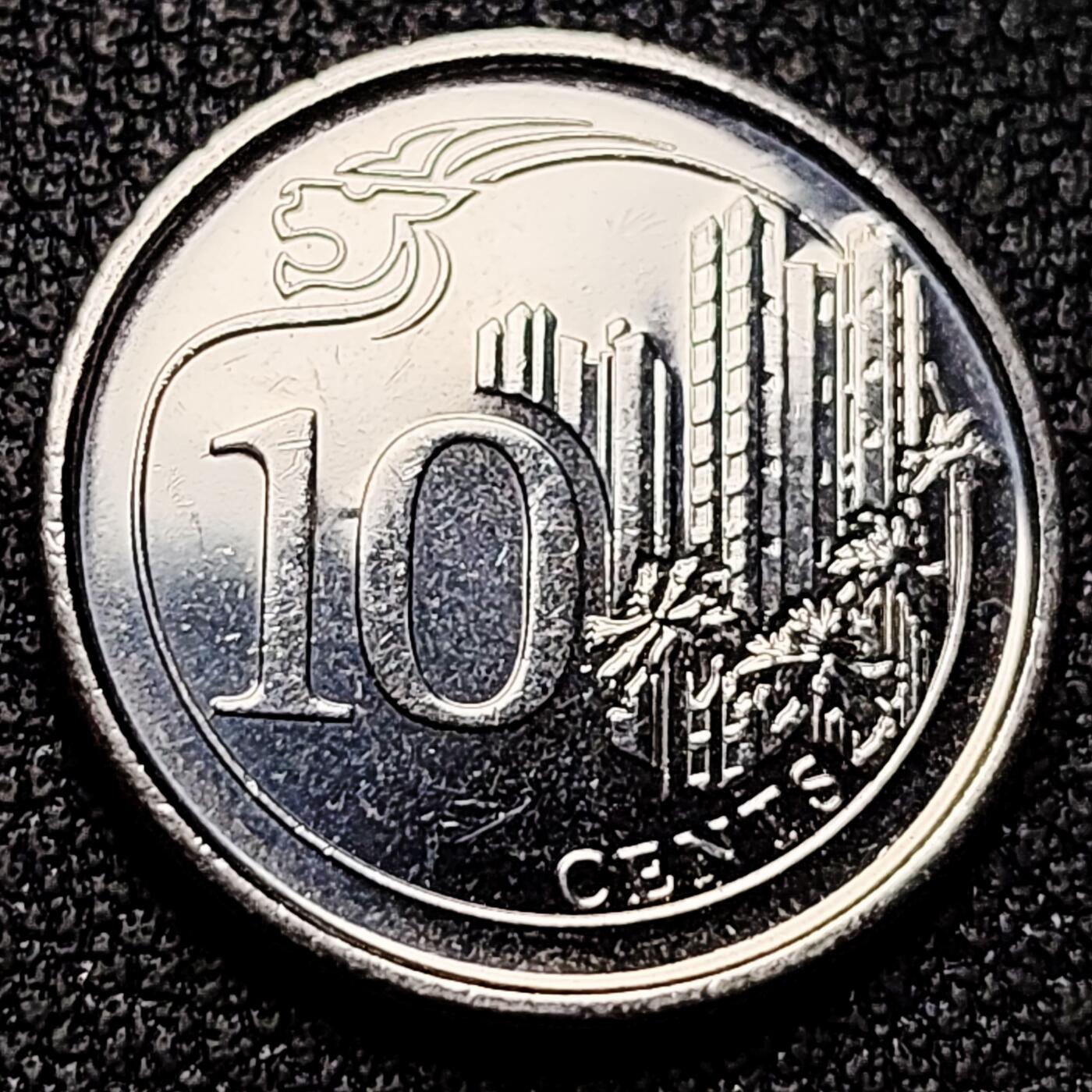 泉币菌-第169场- 精品福利场 高币值 新加坡10分 建筑 18.5mm