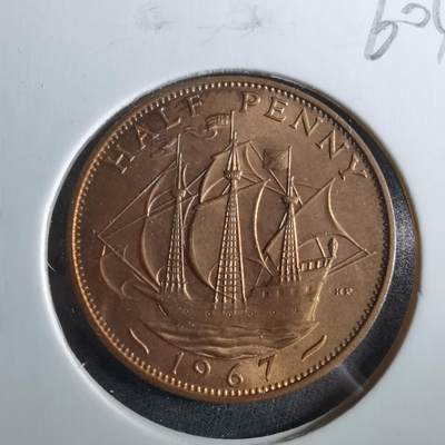 沼泽如烟--第960场 - 英国1967年半便士