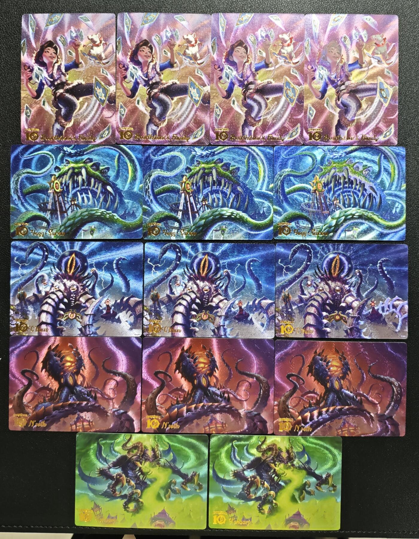 天玑星卡拍第162期《1.19周一截拍》持续收拍收评中 满赠卡需备注 炉石传说 粗闪 十五张