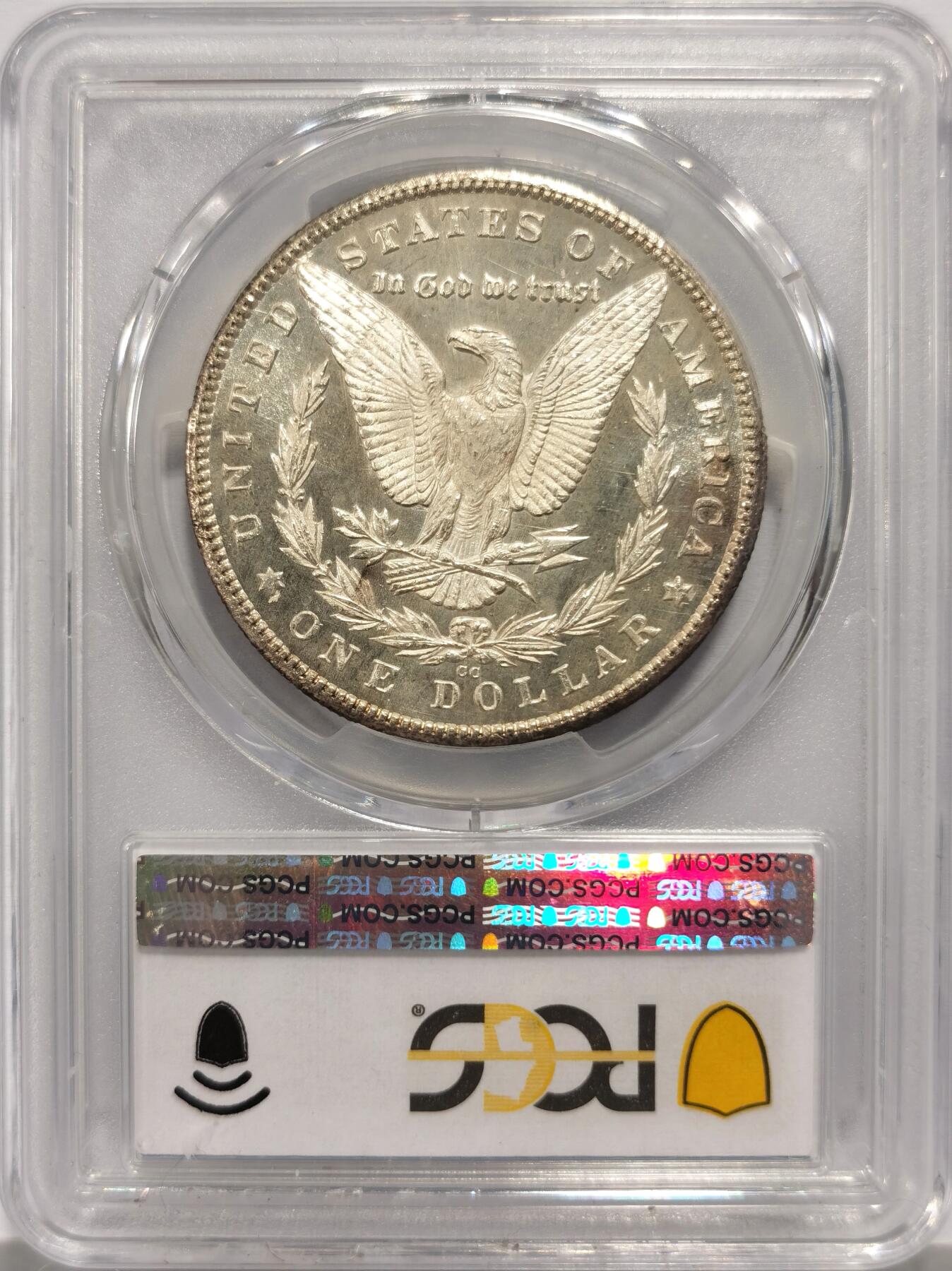 博洋堂世界钱币拍卖第157期（全场包邮） PCGS MS64 美国1880 CC 摩根 卡森厂 稀有年份 双面类镜面 银霜感极强 可遇不可求的状态