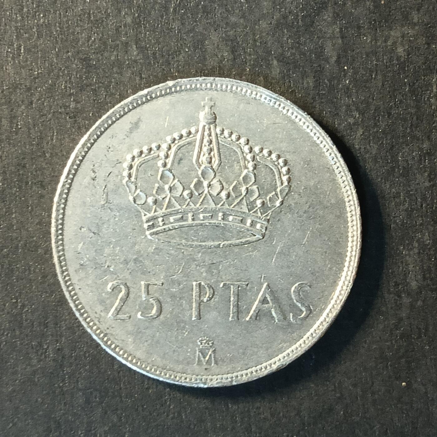 逸泉钱币2026A世界散币纸币纪念币专场A第一场 300 西班牙25比塞塔