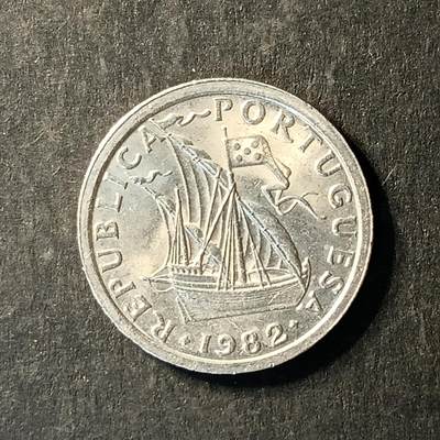 逸泉钱币2026A世界散币纸币纪念币专场A第一场 - 221 葡萄牙5艾斯库多纪念币