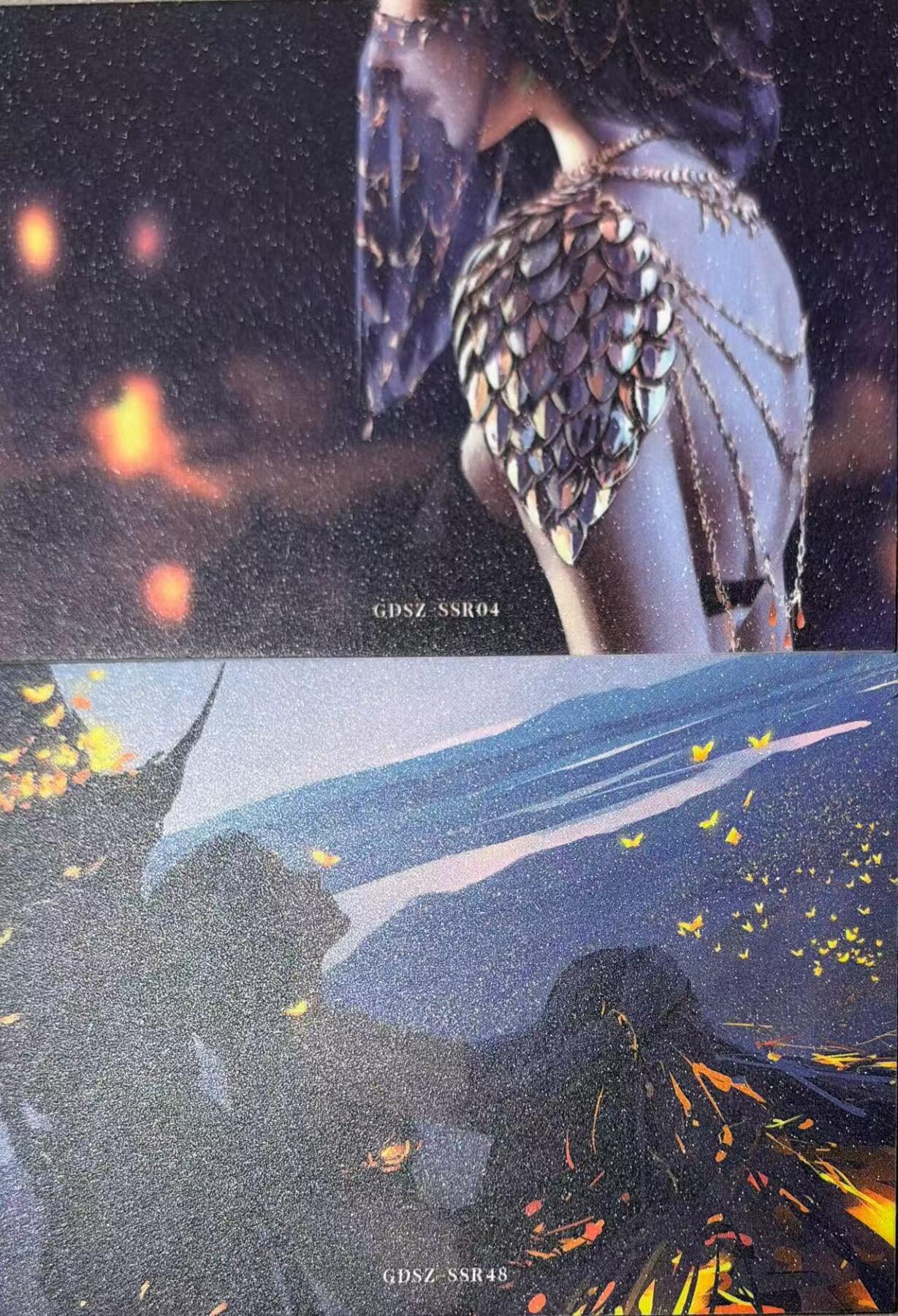 秋萤阁第42期 (1月17号周六晚上20点截拍，欢迎竞拍)  集卡社鬼刀第三弹 中位卡 表面带细闪