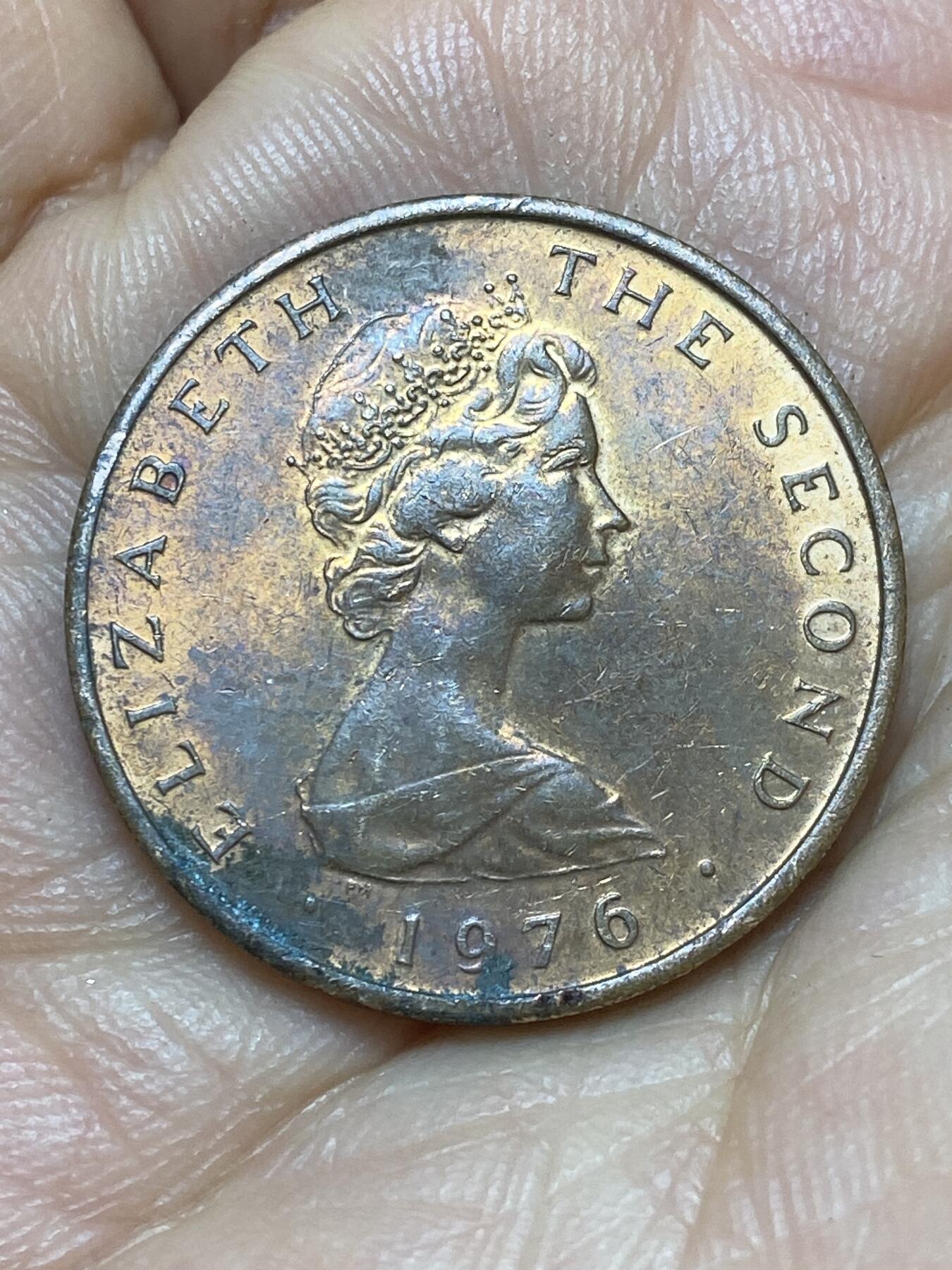 2026年第七场(总第一百七十六场）外国好品散币场(免佣金) 马恩岛1976年2便士(伊丽莎白二世中年花冠，十进制第二套)