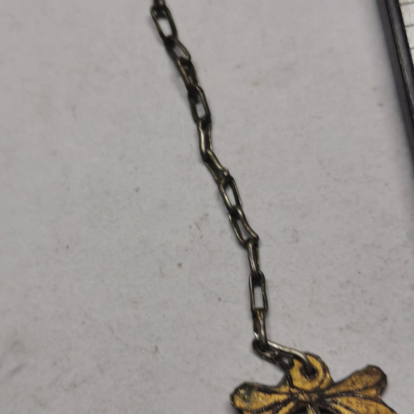 杂件专场94期 清代老银鎏金百子链