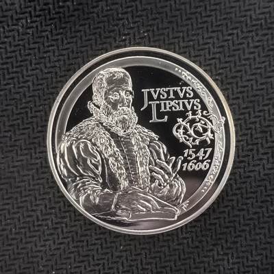 道一币馆币章第一百六十三场 - 欧洲之星 比利时2006年语言学家尤斯图斯·利普修斯逝世400周年10欧元精制银币  18.75g 925s